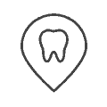 Dental location Icon